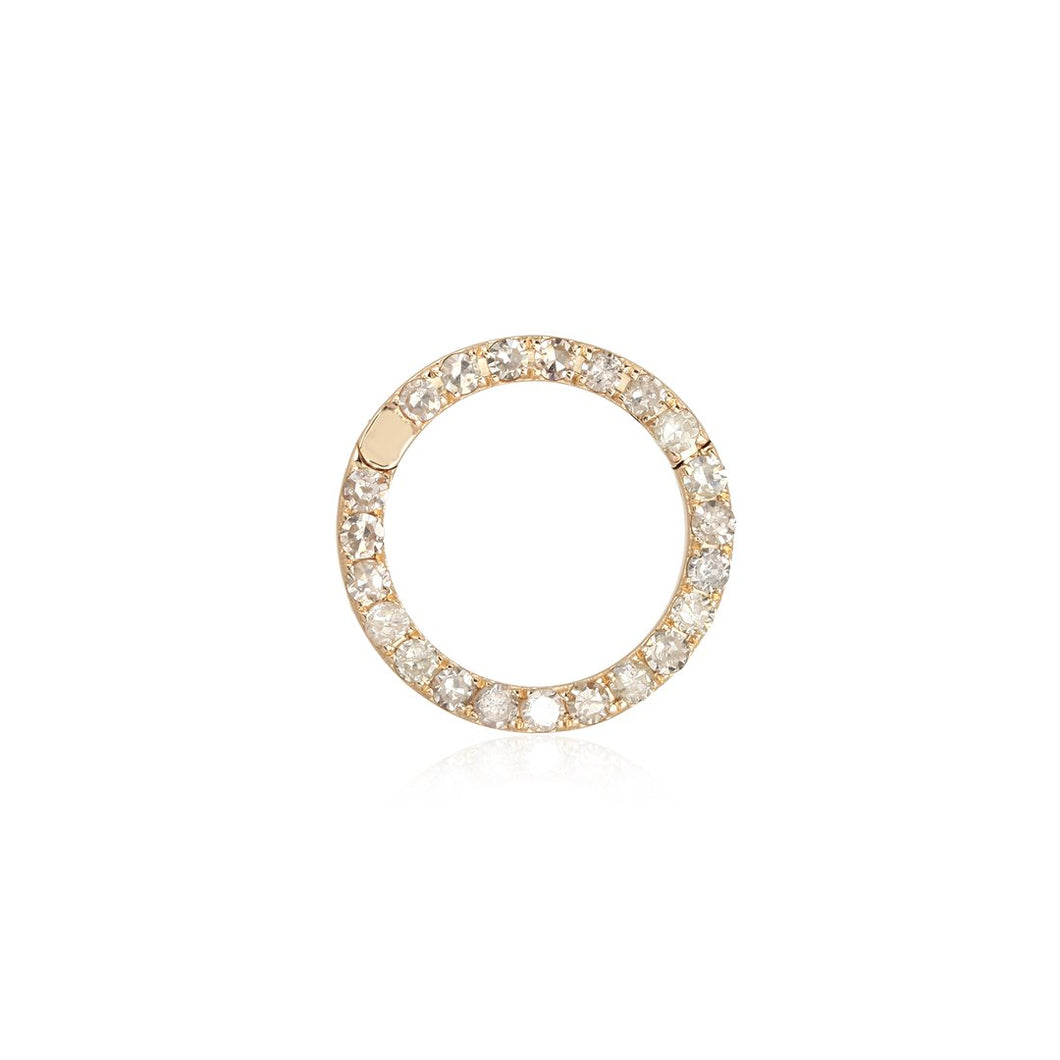 Circle Diamond Openable Clasp