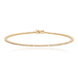 Thin Classic Diamond Tennis Bracelet