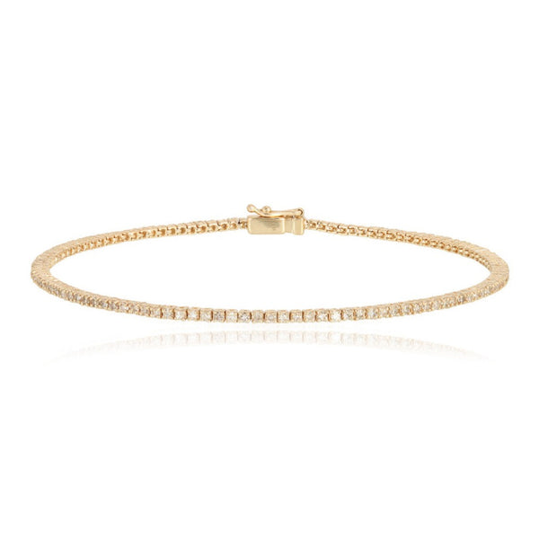 Thin Classic Diamond Tennis Bracelet