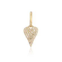 Load image into Gallery viewer, Small Pave Heart Charm
