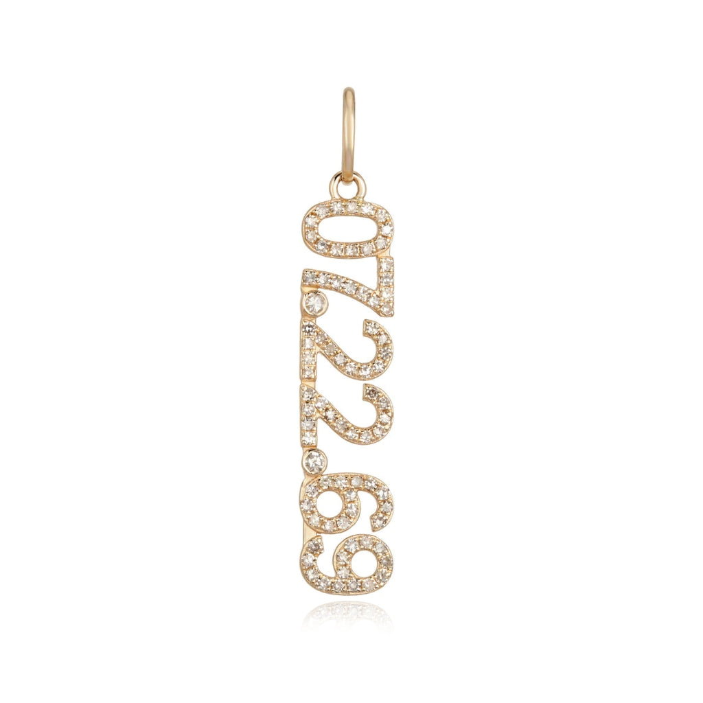 Date Pave Charm