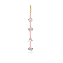 Load image into Gallery viewer, Four Diamonds Enamel Bar Charm

