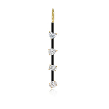 Load image into Gallery viewer, Four Diamonds Enamel Bar Charm
