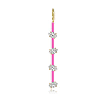 Load image into Gallery viewer, Four Diamonds Enamel Bar Charm
