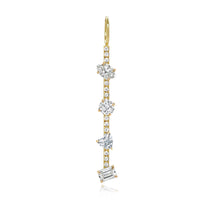 Load image into Gallery viewer, Four Diamonds Pave Bar Charm

