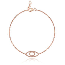 Load image into Gallery viewer, Medium Evil Eye Cutout Bracelet
