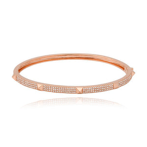 Medium Pave with Spikes Bangle