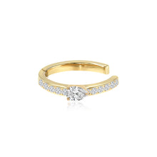 Load image into Gallery viewer, Mini Solitaire Diamond Cuff
