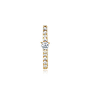 Mini Solitaire Diamond Cuff