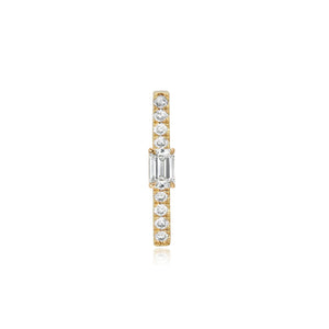 Mini Solitaire Diamond Cuff