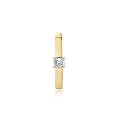 Mini Solitaire Gold Cuff