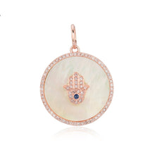 Load image into Gallery viewer, Hamsa Mother of Pearl Charm
