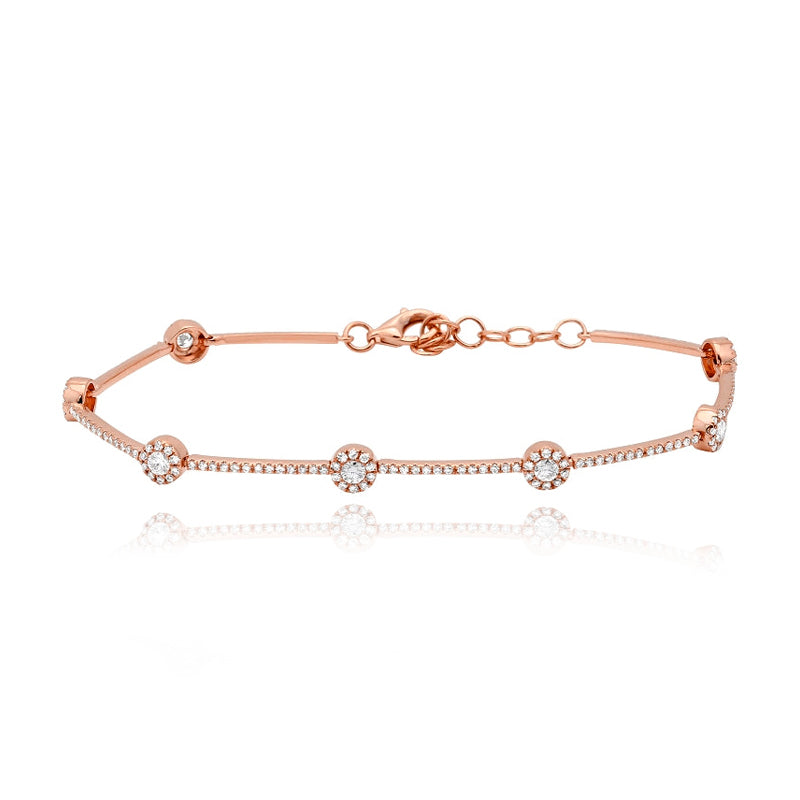 Multi  Round Tennis Bracelet