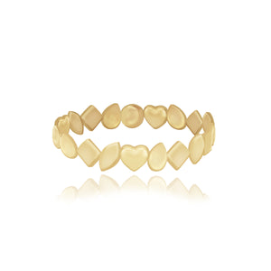 Golden Multi Shape Ring