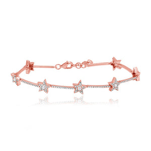 Multi Star Tennis Bracelet