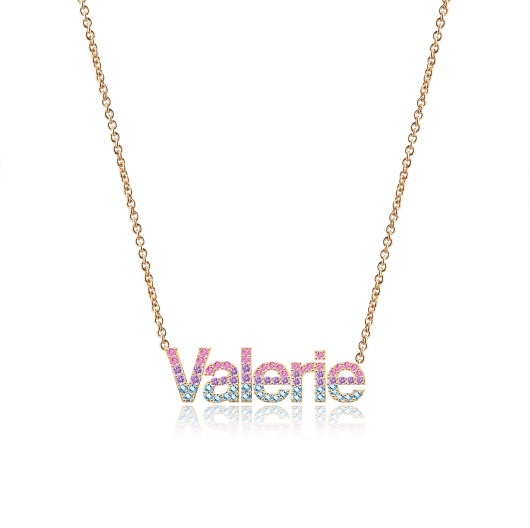 Personalized Ombre Necklace