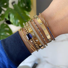 Load image into Gallery viewer, Multi Shape Diamond Clip On Bangle
