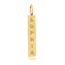 Load image into Gallery viewer, Large Engravable Gold Plate Charm
