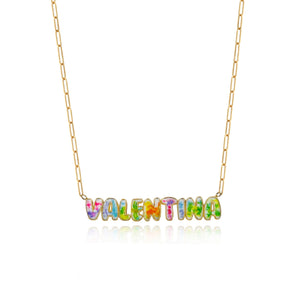 Tie Dye Name Necklace