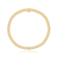 Load image into Gallery viewer, Solitaire Emerald Cut Diamond Golden Bracelet
