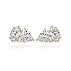 Two-Diamond Stud Earring