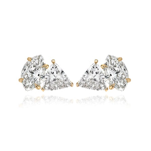 Two-Diamond Stud Earring