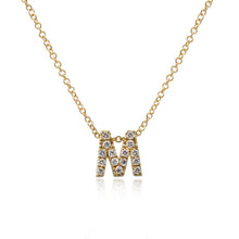 Load image into Gallery viewer, Pave Bulky Initial Necklace
