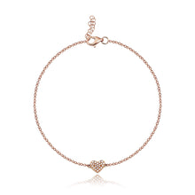 Load image into Gallery viewer, Pave Heart Bracelet
