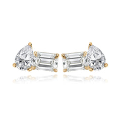 Two-Diamond Stud Earring