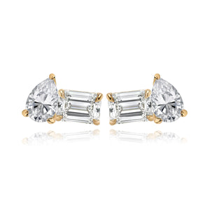 Two-Diamond Stud Earring