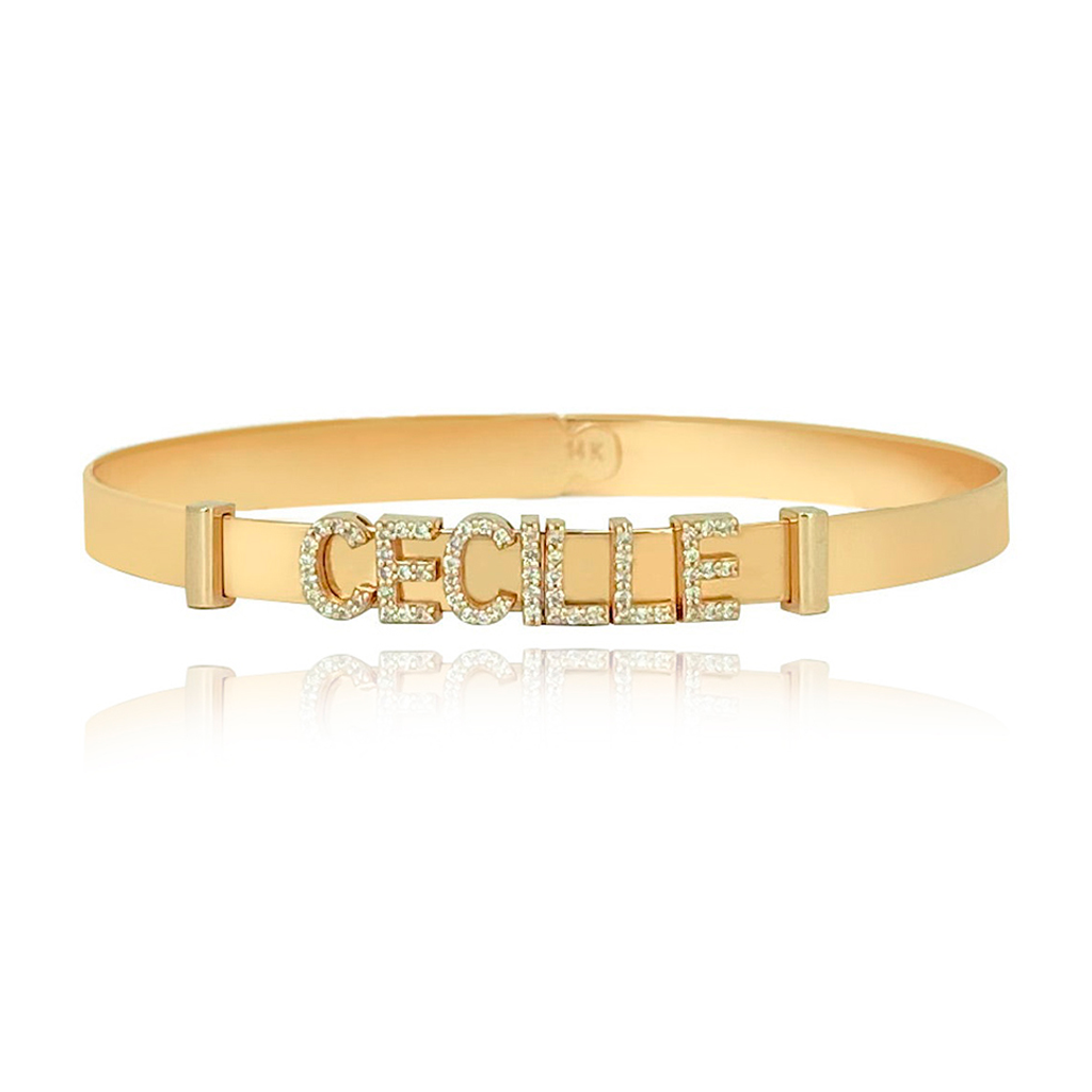Personalized Clip On Bangle