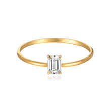 Load image into Gallery viewer, Petite Solitaire Diamond Ring

