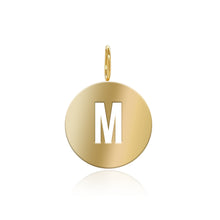 Load image into Gallery viewer, Cutout Initial Disc Charm
