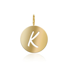 Load image into Gallery viewer, Cutout Initial Disc Charm
