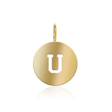 Load image into Gallery viewer, Cutout Initial Disc Charm
