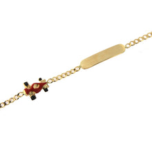 Load image into Gallery viewer, Boys Enamel Race Car Id Bracelet

