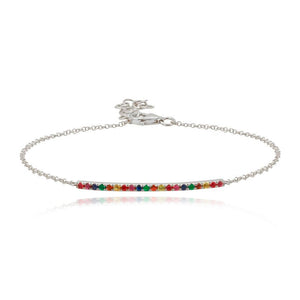 Rainbow Bar Bracelet