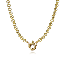 Load image into Gallery viewer, Gold Rolo with Clasp Chain
