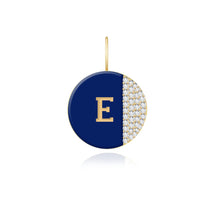 Load image into Gallery viewer, Enamel Side Pave Round Charm

