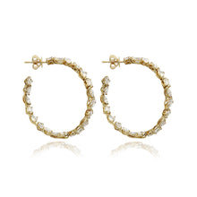 Load image into Gallery viewer, Round Multi Shape Hoops
