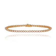 Load image into Gallery viewer, Round Setting Tennis Bracelet
