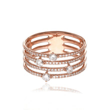 Load image into Gallery viewer, Round Diamonds Multi Pave Ring
