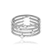 Load image into Gallery viewer, Round Diamonds Multi Pave Ring
