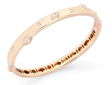 Load image into Gallery viewer, Scattered Bezel Solitaire Diamonds Bangle

