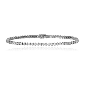 Three Prong Tennis Bracelet