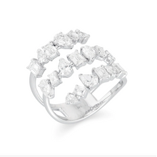 Load image into Gallery viewer, Multi Shape Diamond Wrap Ring
