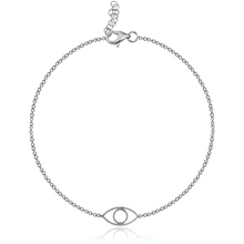 Load image into Gallery viewer, Small Evil Eye Cutout Bracelet
