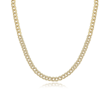 Load image into Gallery viewer, Small Diamond Cuban Link Necklace
