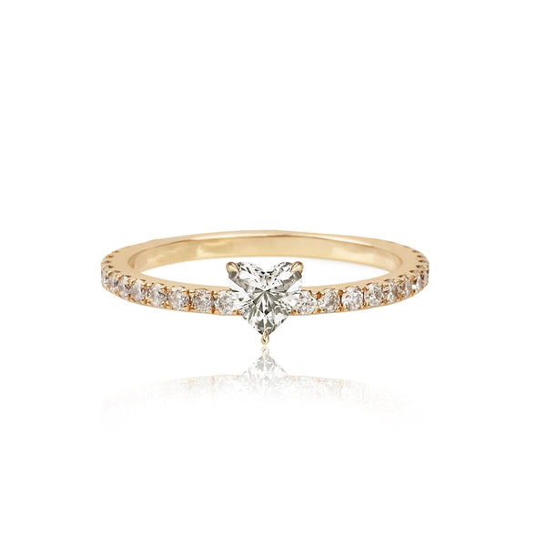 Solitaire Diamond Eternity Ring
