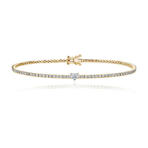 Solitaire Diamond Tennis Bracelet